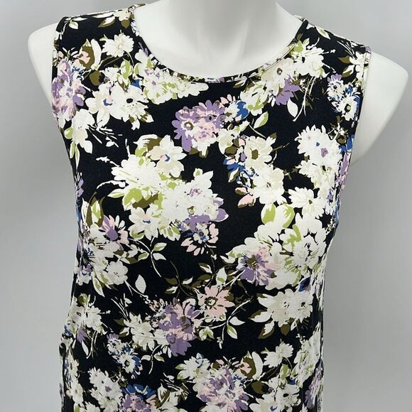 J Jill Wearever collection floral sleeveless pj top large petite - Picture 2 of 4